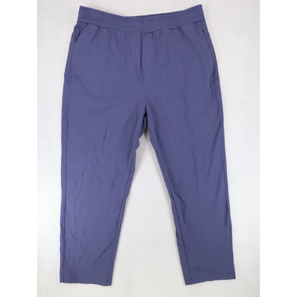 Public Rec Pants Mens 38 Blue All Day Everyday‎ Gym 38x28 Drawstring Athleisure - Picture 1 of 5
